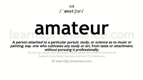 amature meaning|Amature .